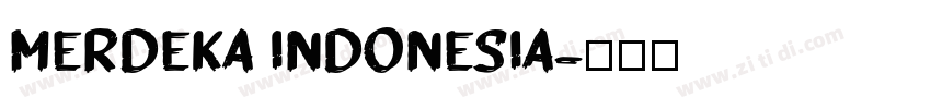 Merdeka Indonesia字体转换
